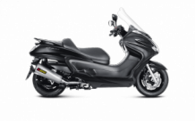 Akrapovic Slip-on Line RVS Einddemper met E-keur Yamaha Majesty 400 2007 - 2015